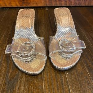 Stuart Weitzman. Buckle kitten heel. Used, vintage.